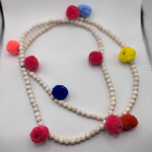 Pompoms Accessories Necklace
